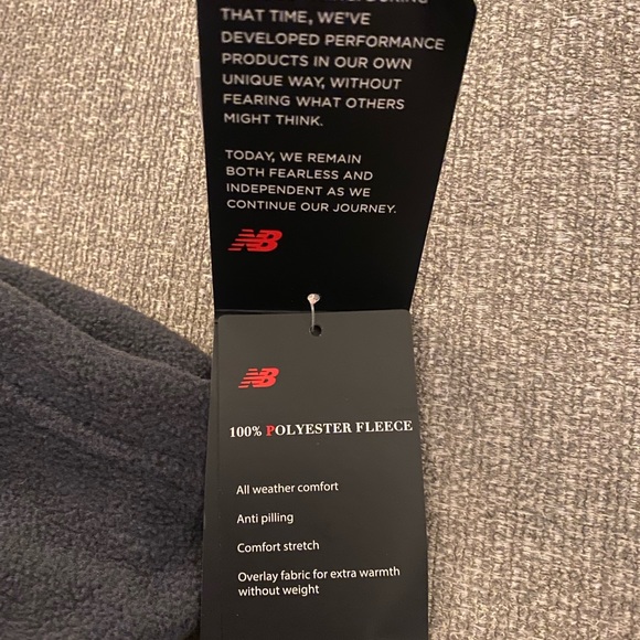 New Balance Men’s Full Zip Up Fleece Jacket - Picture 2 of 3